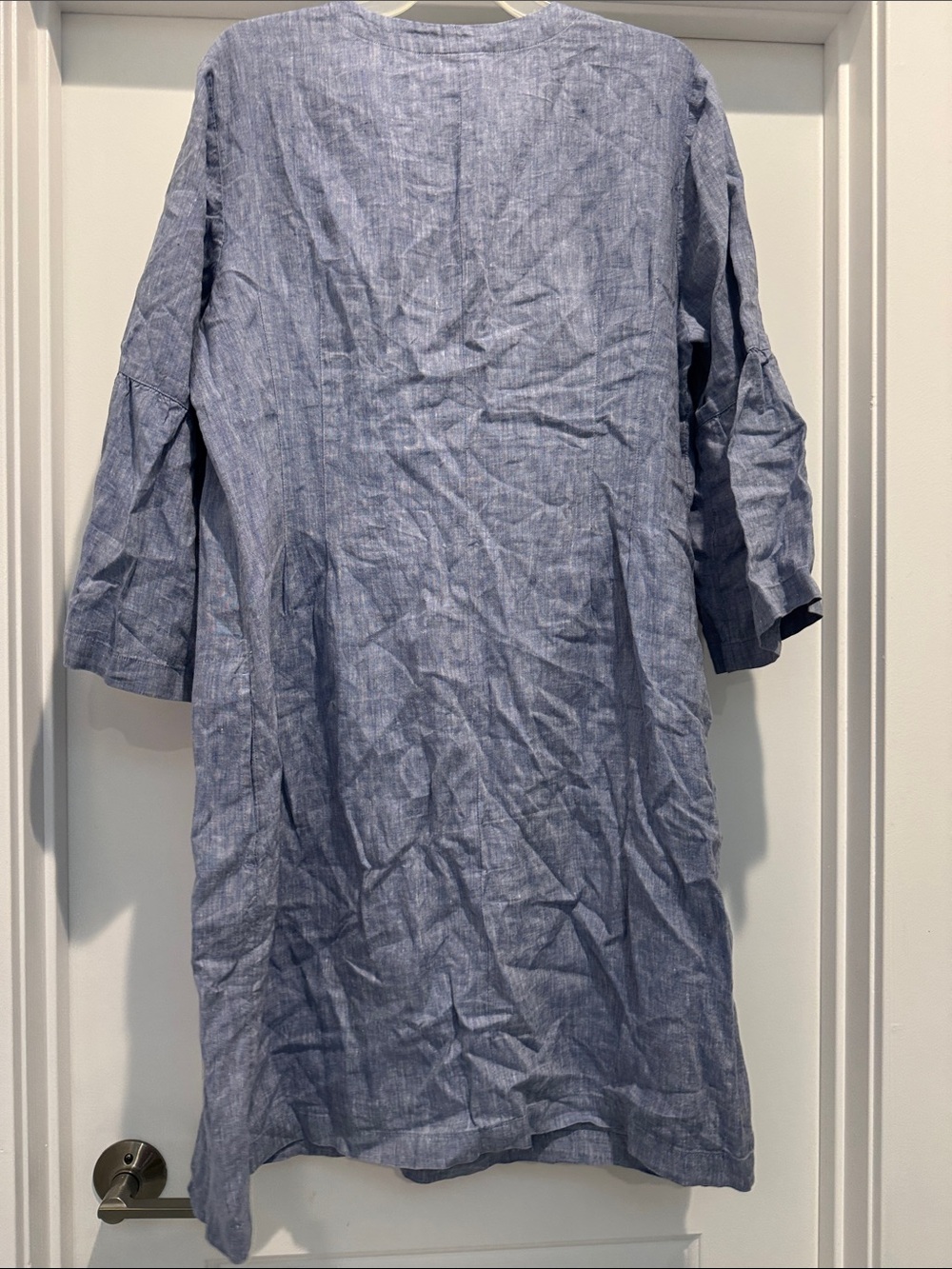 J. Jill Love Linen Light Blue Linen dress - XL - Picture 4 of 7
